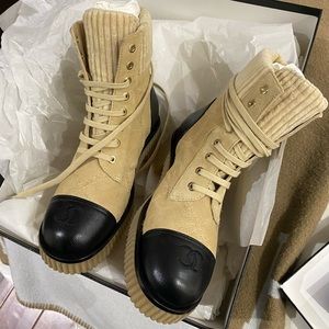 🎀SOLD 🎀Chanel Combat Boots